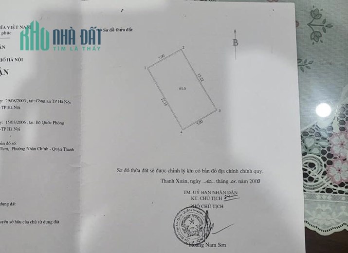 Bán nhà Ngụy Như Kon Tum 61Mx5T, MT5m, Vỉa hè ô tô tránh, kinh doanh sầm uất - 16,5 Tỷ.