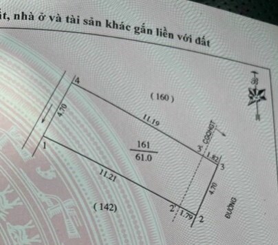 BÁN NHÀ 3 TẦNG 61m2 MỚI XÂY GẦN HỒ GOONG HỘ KHẨU TRƯỜNG THI