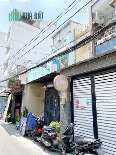 Nhà cho thuê hẻm chợ Nguyễn Thị Tần 4.5 x21m P2Q8 10tr