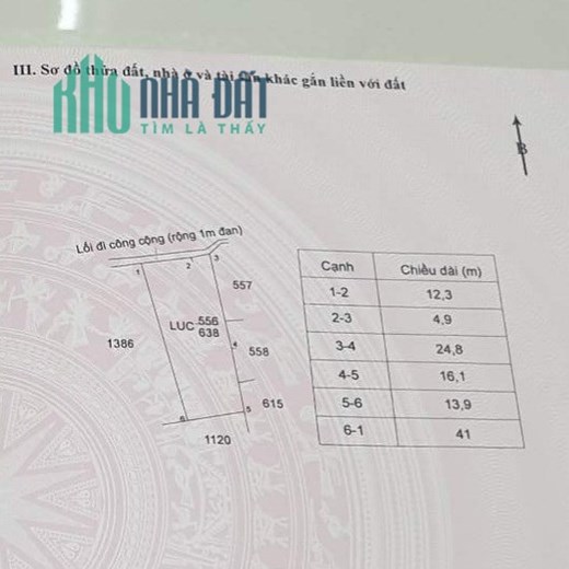 🔥Đất Thị trấn Cần Giuộc 638 m2 Giá 850  triệu 🔥