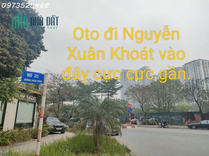 BÁN ĐẤT NGÕ 205 XUÂN ĐỈNH-LÔ GÓC-Ô TÔ 7 CHỖ VÀO NHÀ-127M2-CHỈ 12 TỶ