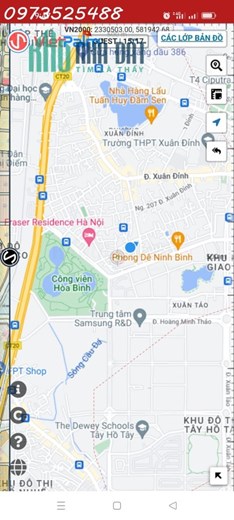 BÁN ĐẤT NGÕ 205 XUÂN ĐỈNH-LÔ GÓC-Ô TÔ 7 CHỖ VÀO NHÀ-127M2-CHỈ 12 TỶ