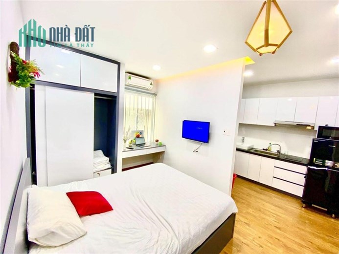 Cho thuê CHDV Nguyễn Cửu Vân Full nội thất