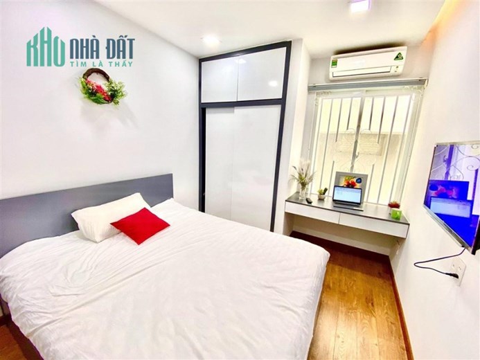 Cho thuê CHDV Nguyễn Cửu Vân Full nội thất