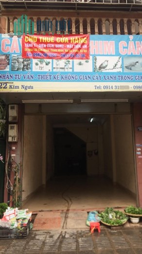 CHÍNH CHỦ CẦN CHO THUÊ CỬA HÀNG TẦNG 1