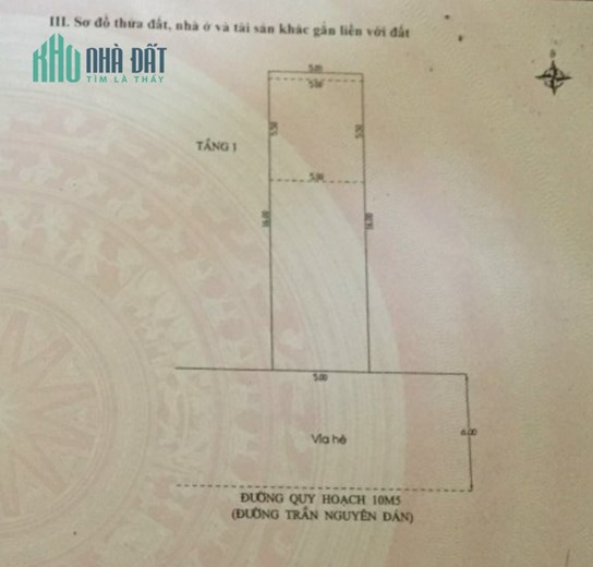 Nhà mê lửng đường 10m5 trần Nguyên Đán chỉ 3,7xx tỷ cực tốt
