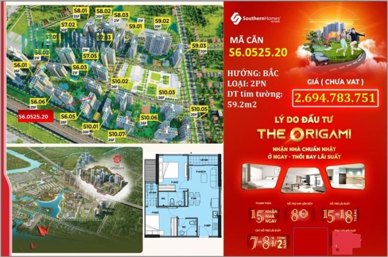 BÁN căn hộ 2,6ty 2PN tại QUẬN 9 VINHOMES GRAND PARK TP.HCM