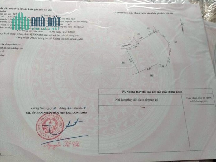 CHÍNH CHỦ CẦN BÁN ĐẤT  Ở TẠI PHƯƠNG VIÊN - TÂN  THÀNH - LƯƠNG SƠN - HÒA BÌNH