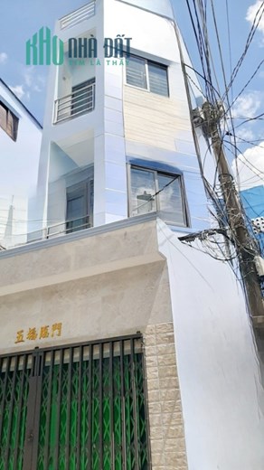 NNC xây mới 3 tầng gần chợ Nguyễn Chế Nghĩa P13.Q8. Giá 15 triệu