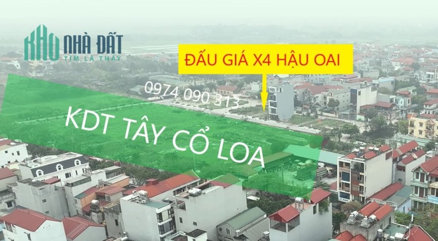 Chính chủ gửi bán lô đấu giá x4 Hậu Oai - Uy Nỗ đối diện dự án 319. Đường trước 17m kinh doanh đỉnh