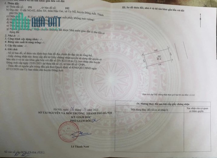Chính chủ gửi bán lô đấu giá x4 Hậu Oai - Uy Nỗ đối diện dự án 319. Đường trước 17m kinh doanh đỉnh