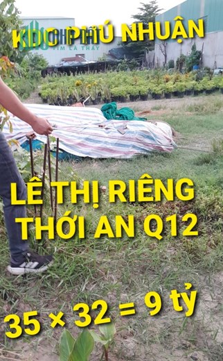 802m Đất KDC Phú Nhuận Lê Thị Riêng Quận 12 TPHCM có 8 tỷ