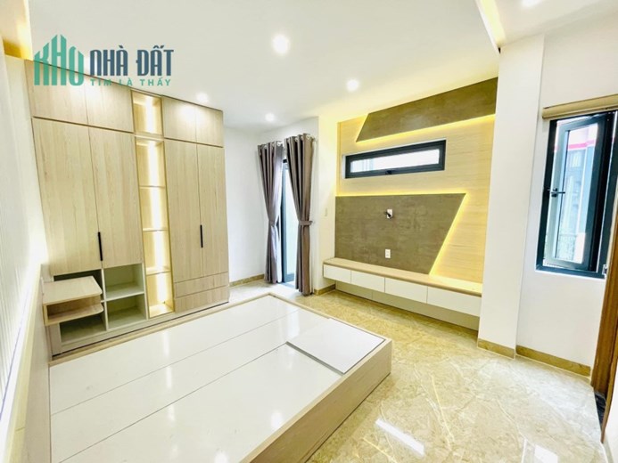 .Nhà kiệt Ô tô 4 m Núi Thành, 55m2, 4 mê, mới đẹp
