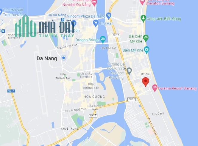 Nhà Trần Văn Dư sát Biển Mỹ Khê 128m2, Ngang 7, nhỉnh 9  tỷ