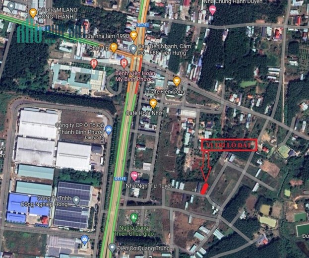 Bán Gấp Lô Đất Chính Chủ Tại: Ấp 3, Xã Tiến Hưng (Sắp Lên Phường), Tp. Đồng Xoài