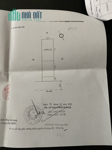 Bán nhà 4 tấm hẻm 6m, P. Tân Sơn Nhì  Q.Tân Phú giá tốt