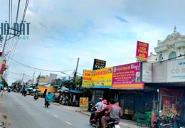 BÁN NHÀ MẶT TIỀN PHAN VĂN HỚN, BÀ ĐIỂM, HÓC MÔN, 145m2, Ngang 5m, thu 15 triệu/tháng, Nhỉnh 10 tỷ