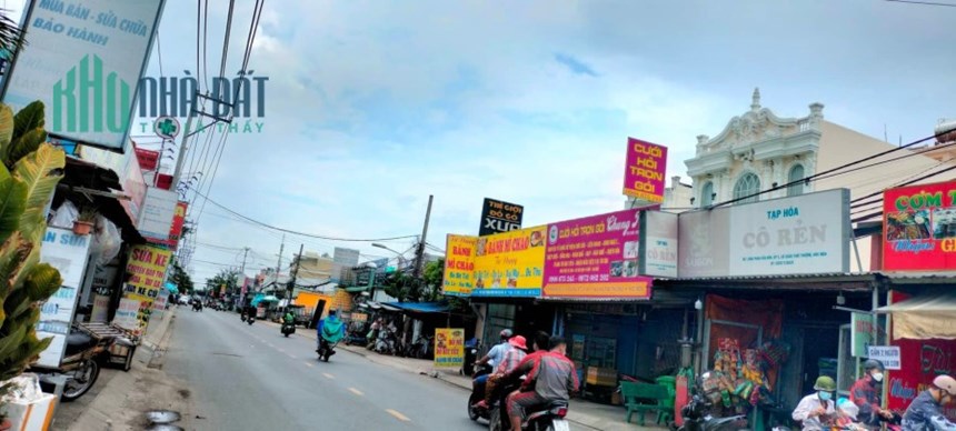 BÁN NHÀ MẶT TIỀN PHAN VĂN HỚN, BÀ ĐIỂM, HÓC MÔN, 145m2, Ngang 5m, thu 15 triệu/tháng, Nhỉnh 10 tỷ