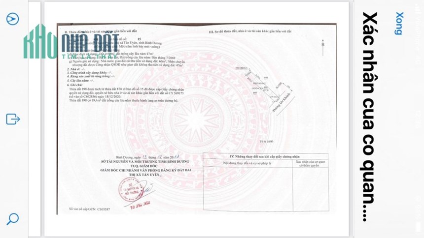 Chính chủ cần bán đất Phường Thạnh Phước, Tân Uyên, Bình Dương, giá đầu tư