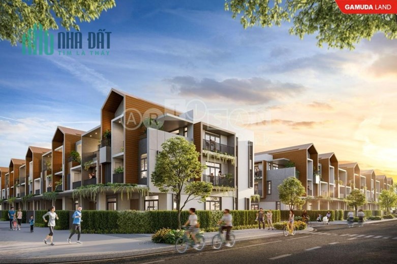 Nhà phố shophouse 1 trệt, 3 lầu, diện tích 6x20, ngay trung tâm thành phố mới Bình Dương