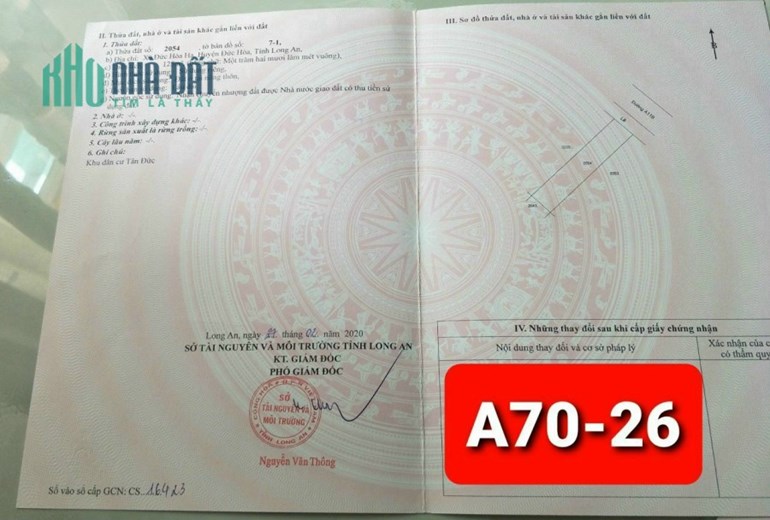125m2 đất TÂN ĐỨC, BÁN LỖ chỉ 1 tỷ 620, mặt tiền đường lớn, đã có sổ, CHỦ NGỘP BÁN GẤP