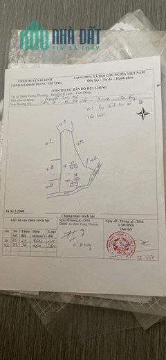 Sở Hữu Ngay Lô Đất Đẹp Vị Trí Đắc Địa Tại Xã Đinh Trang Thượng, Huyện Di Linh, Lâm Đồng