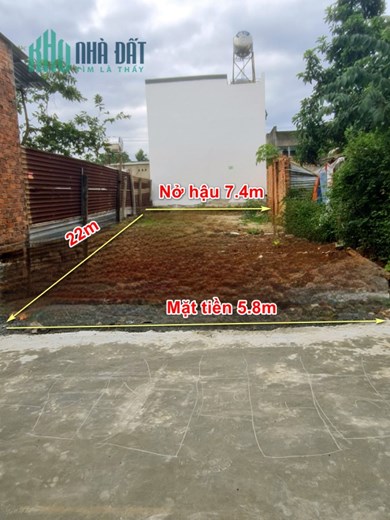 Đất đẹp đầu hẻm 362 Hùng Vương - Tp BMT. Dt: 5.5x22m (Nở hậu 7.4m) Tc 60m2. Giá chỉ 2.1 tỷ