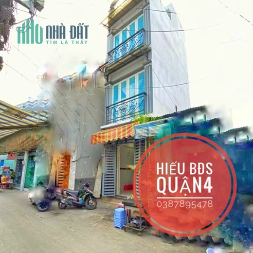 Mặt tiền Đoàn Văn Bơ 3 tầng nở hậu Quận 4, Ngang 3×6,5m chỉ 3,5 tỷ