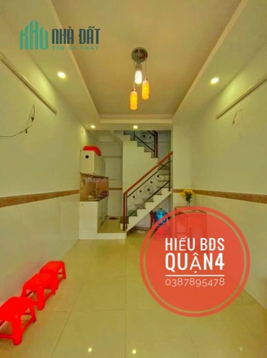 Mặt tiền Đoàn Văn Bơ 3 tầng nở hậu Quận 4, Ngang 3×6,5m chỉ 3,5 tỷ