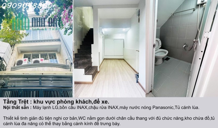 Nhà Phố Mini Tuyệt đẹp đầy đủ công năng vào ở ngay hẻm 3m thông nhỉnh 3 tỷ