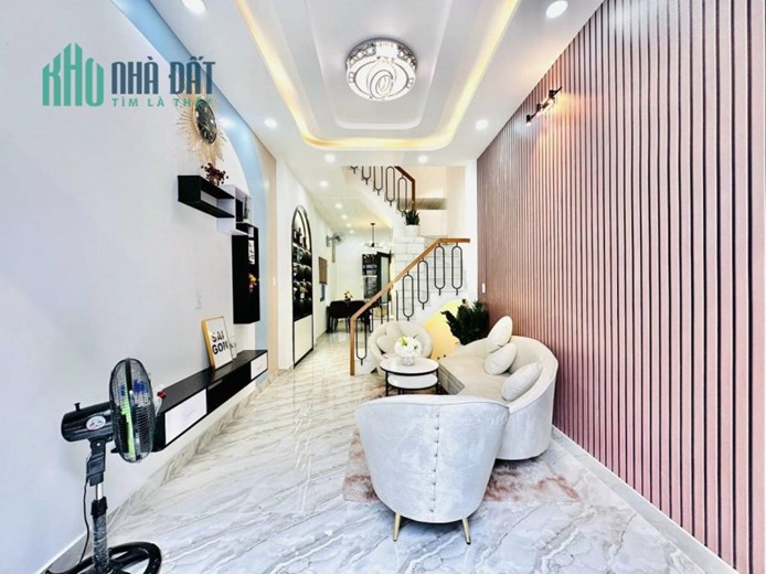 GÒ VẤP, LÊ ĐỨC THỌ, NHÀ MỚI CỨNG - LÔ GÓC, SỔ VUÔNG ĐẸP DT 37M2 - 2 TẦNG 2PN HẺM 3M THOÁNG MÁT -