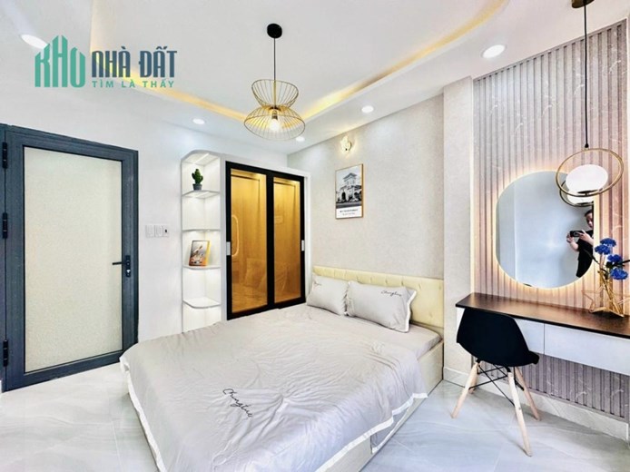 GÒ VẤP, LÊ ĐỨC THỌ, NHÀ MỚI CỨNG - LÔ GÓC, SỔ VUÔNG ĐẸP DT 37M2 - 2 TẦNG 2PN HẺM 3M THOÁNG MÁT -