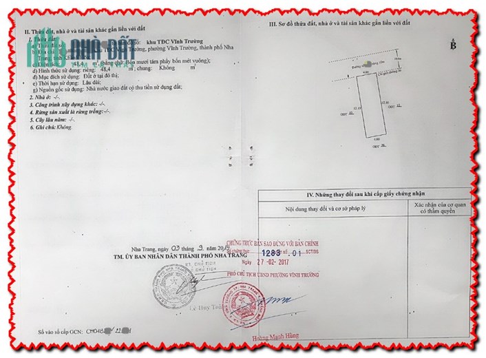Bán nhà 3 tầng ở TĐC Vĩnh Trường gần biển  giá 2,7 tỷ