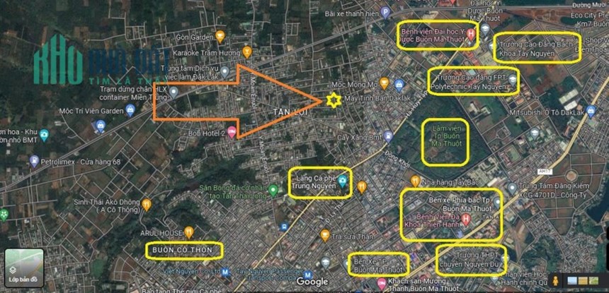 Đất Chính Chủ Giá Cực Rẻ - Vị Trí Đẹp Tại Phường Tân Lợi, TP Buôn Ma Thuột