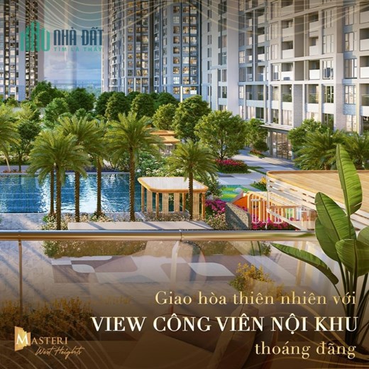 Tiềm năng cho thuê 11 12tr/tháng STUDIO hạng sang tại Masteri West Heights