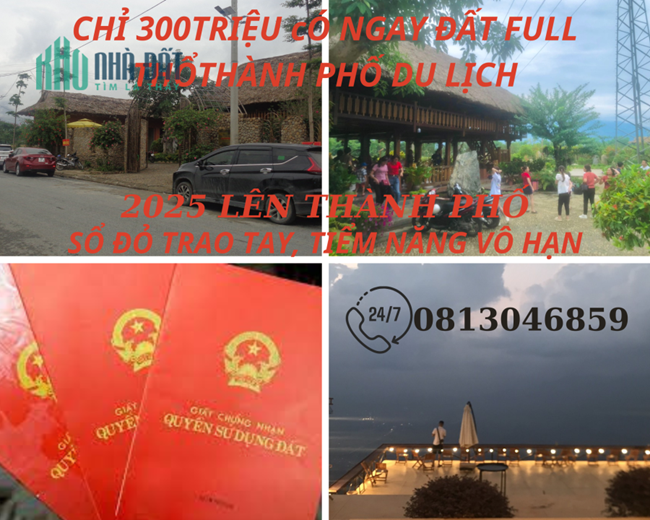 CHỈ TỪ 250 TRIỆU, SỞ HỮU NGAY LÔ ĐẤT ĐẤU GIÁ FULL THỔ, CHAO HẠ, TRUNG TÂM THỊ XÃ NGHĨA LỘ