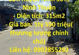 CHÍNH CHỦ BÁN GẤP Lô Đất  Vị Trí Đẹp Tặng Kèm Nhà Tại Chợ Mỹ Sơn huyện Ninh Sơn, Ninh Thuận