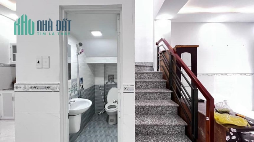 Lê Văn Thọ, Gò Vấp 32m2 ngang chuẩn 4m, lô góc thoáng, hẻm gần 3m thông 30m ra hẻm xe hơi khu an