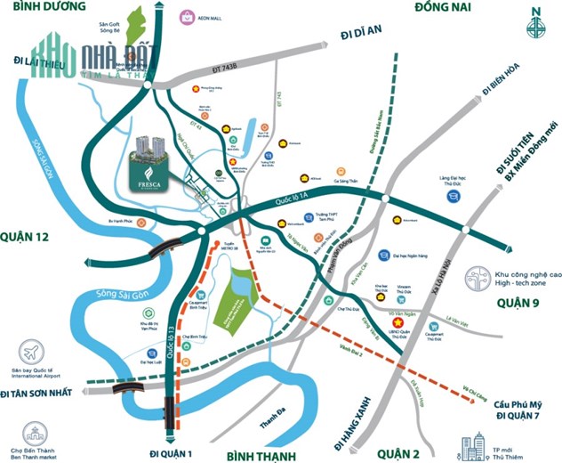 Bán lỗ căn hộ lầu cao, sổ hồng ngay chợ đầu mối Thủ Đức