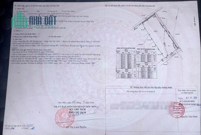 Cần bán gấp đất SKC quy hoạch cao tầng, TMDV-VP tại tân hiệp hóc môn - dtkv 7.500m2 giá cực rẻ chỉ