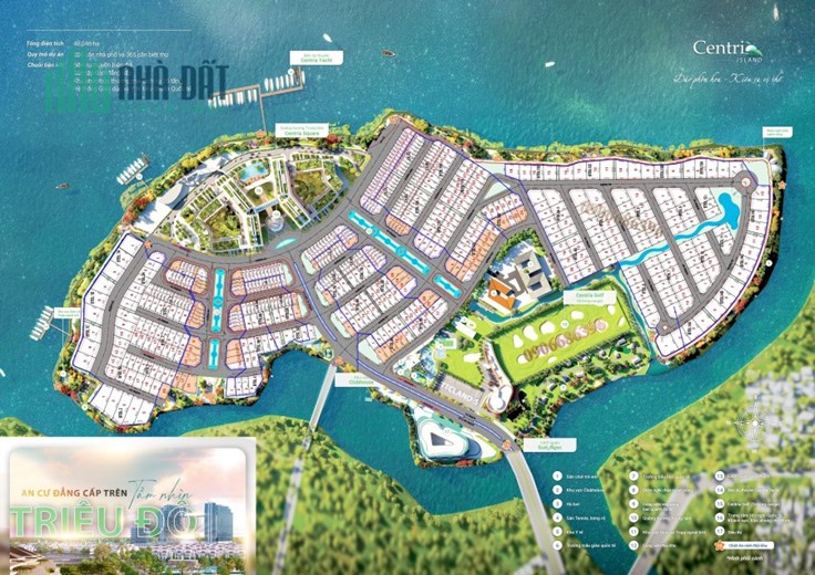 Centria Island - giá chiết khấu trực tiếp từ CĐT, SỔ ĐỎ từng lô. Đã HOÀN THIỆN xong cơ bản Hạ Tầng.