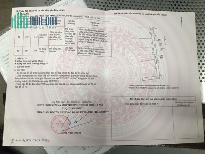 Bán nhà 3 tầng 57.7m Viên Nội Vân Nội Đông Anh