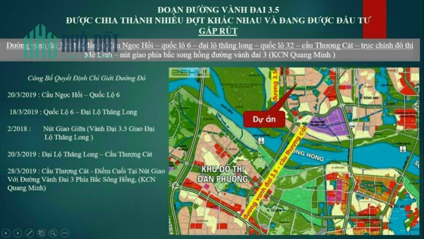 Bán gấp ô liền kề dự án MÊ LINH VISTA CITY gần cầu Thăng Long - Mê Linh - Hà Nội.