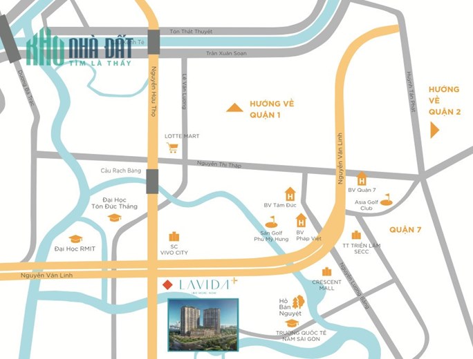Bán căn hộ 1PN nhà full nội thất 53m2 giá chỉ 4.2 tỷ tổng giá Nguyễn Văn Linh Q7 - Dự án Lavida Plus
