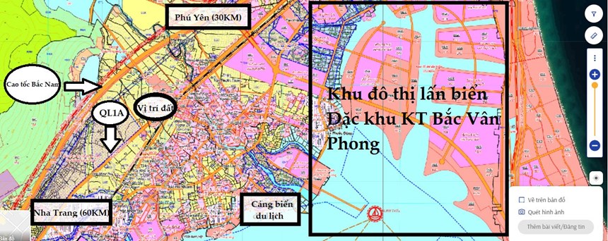 Bán nhanh 2 lô full thổ cư, đường 8m sát cạnh sân bay Charter - Bắc Vân Phong, giá tốt 8,9 triệu/m2