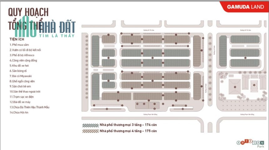 Bán shophouse Artisan Park 2 mặt tiền đường Lê Hoàn, trung tâm TP mới Bình Dương