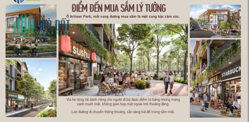 Bán shophouse Artisan Park 2 mặt tiền đường Lê Hoàn, trung tâm TP mới Bình Dương