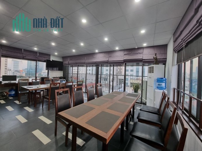 Bán nhà Hoàng Quốc Việt, Cầu Giấy. 75m2x8; MT8m; giá 23.5 tỷ. Phương