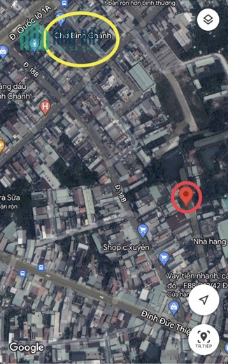 CHÍNH CHỦ BÁN 95,8M2 ĐẤT THỔ CƯ SÁT CHỢ BÌNH CHÁNH, SHR, 2.19 TỶ. LH;0909600809.