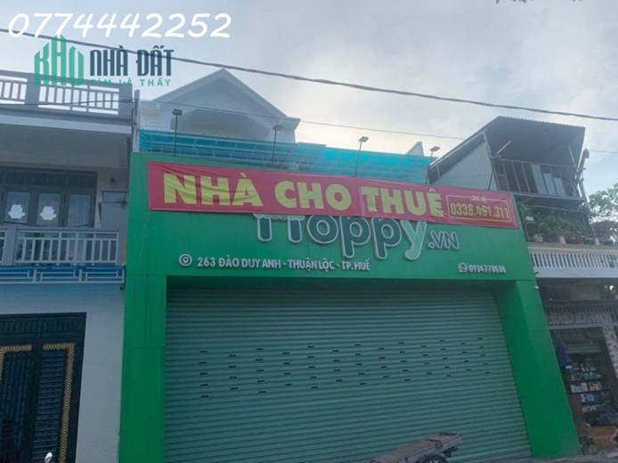 Nhà cho thuê đẹp với mặt tiền rộng 9,4m tại 263 Đào Duy Anh, Thuận Lộc, Thành phố Huế